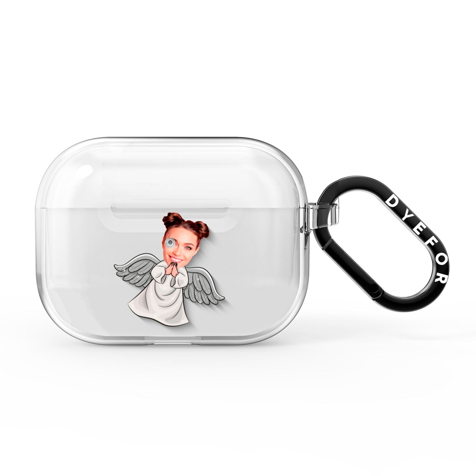 Angel Photo Face AirPods Pro Clear Case