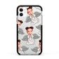 Angel Photo Face Apple iPhone 11 in White with Black Impact Case