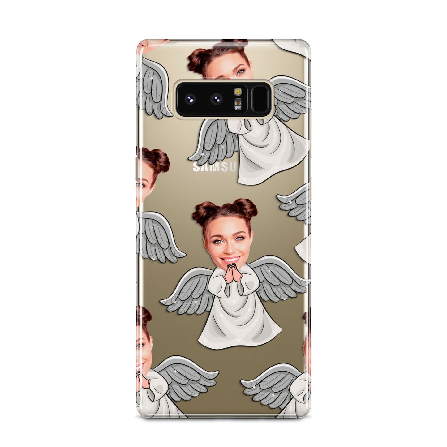 Angel Photo Face Samsung Galaxy Note 8 Case