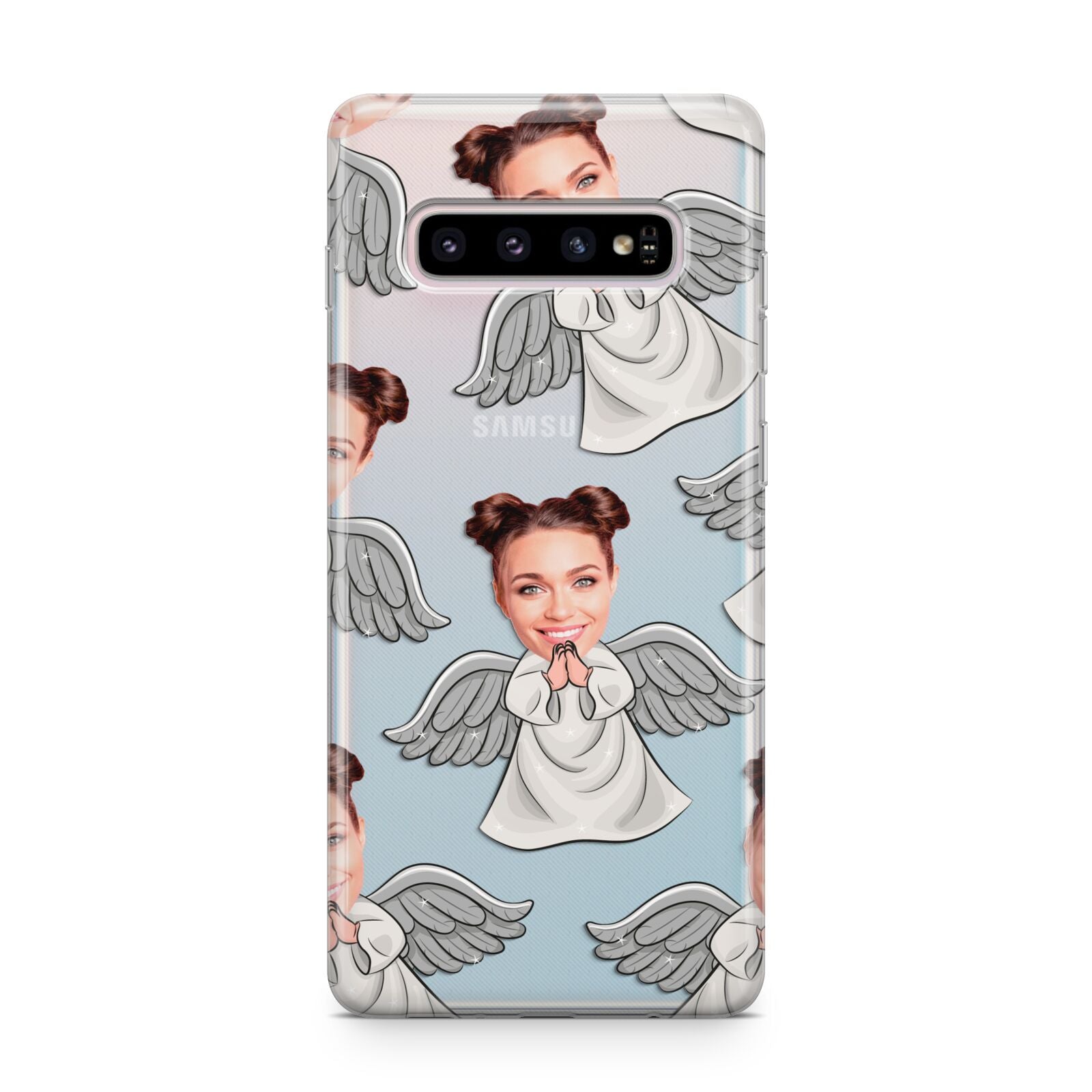 Angel Photo Face Samsung Galaxy S10 Plus Case