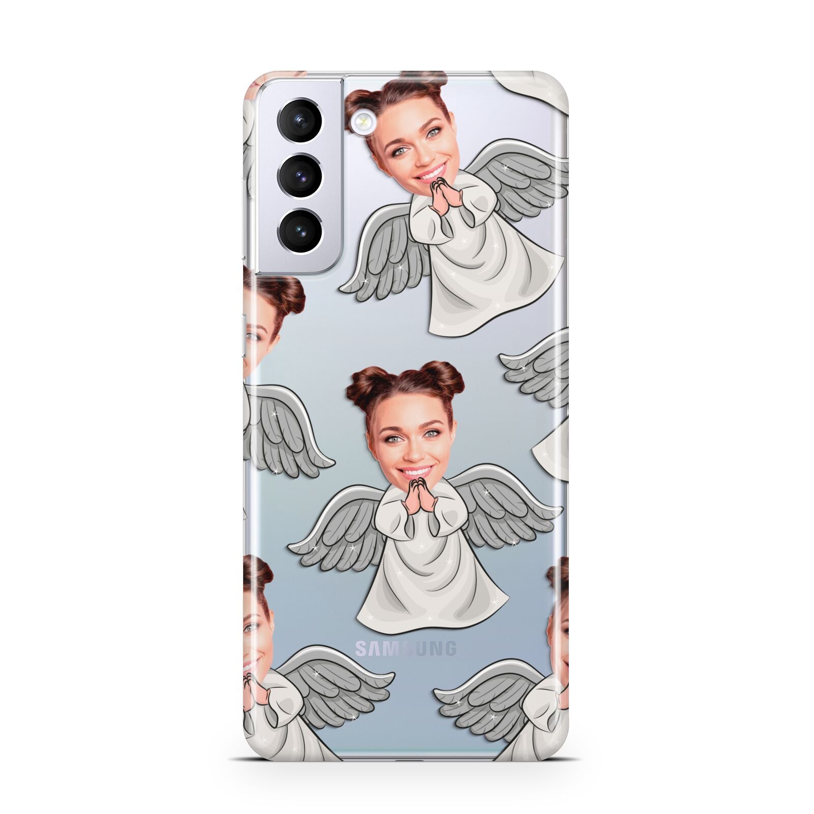Angel Photo Face Samsung S21 Plus Case