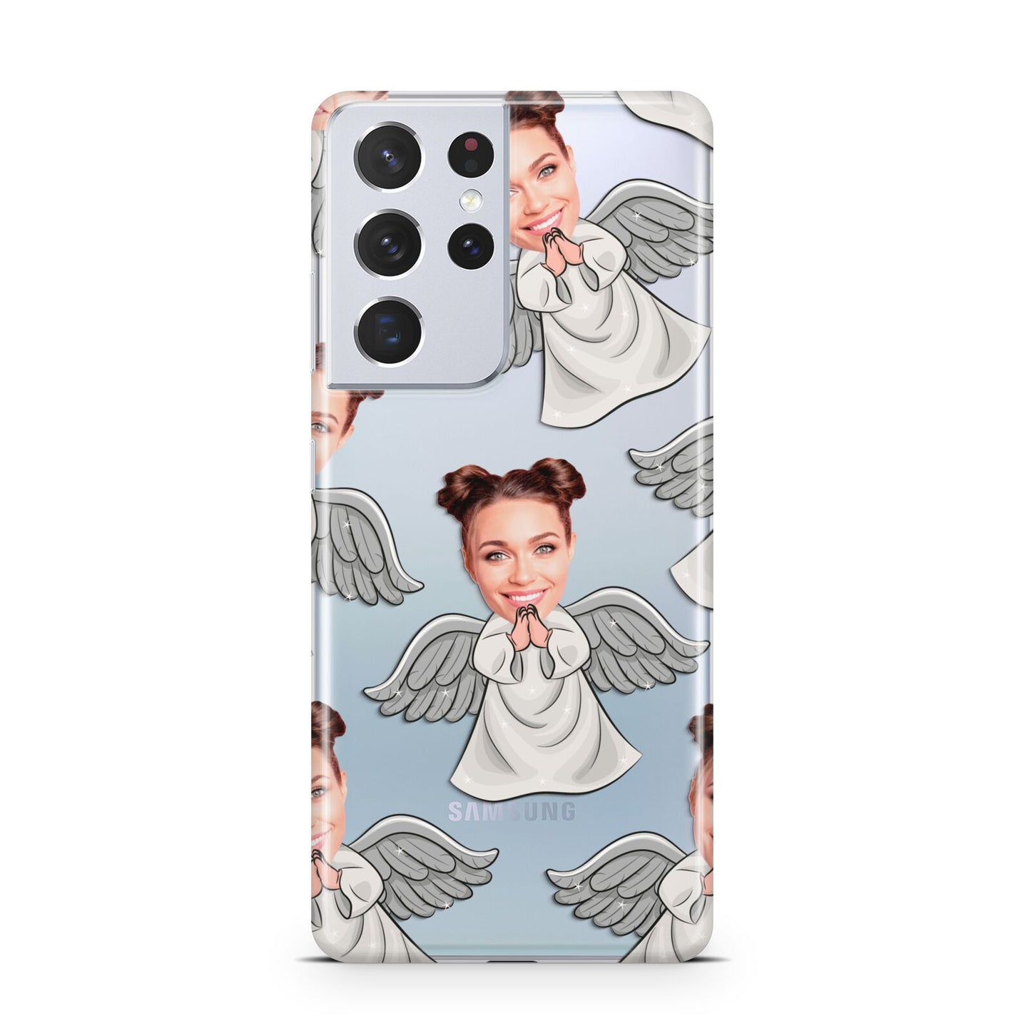 Angel Photo Face Samsung S21 Ultra Case