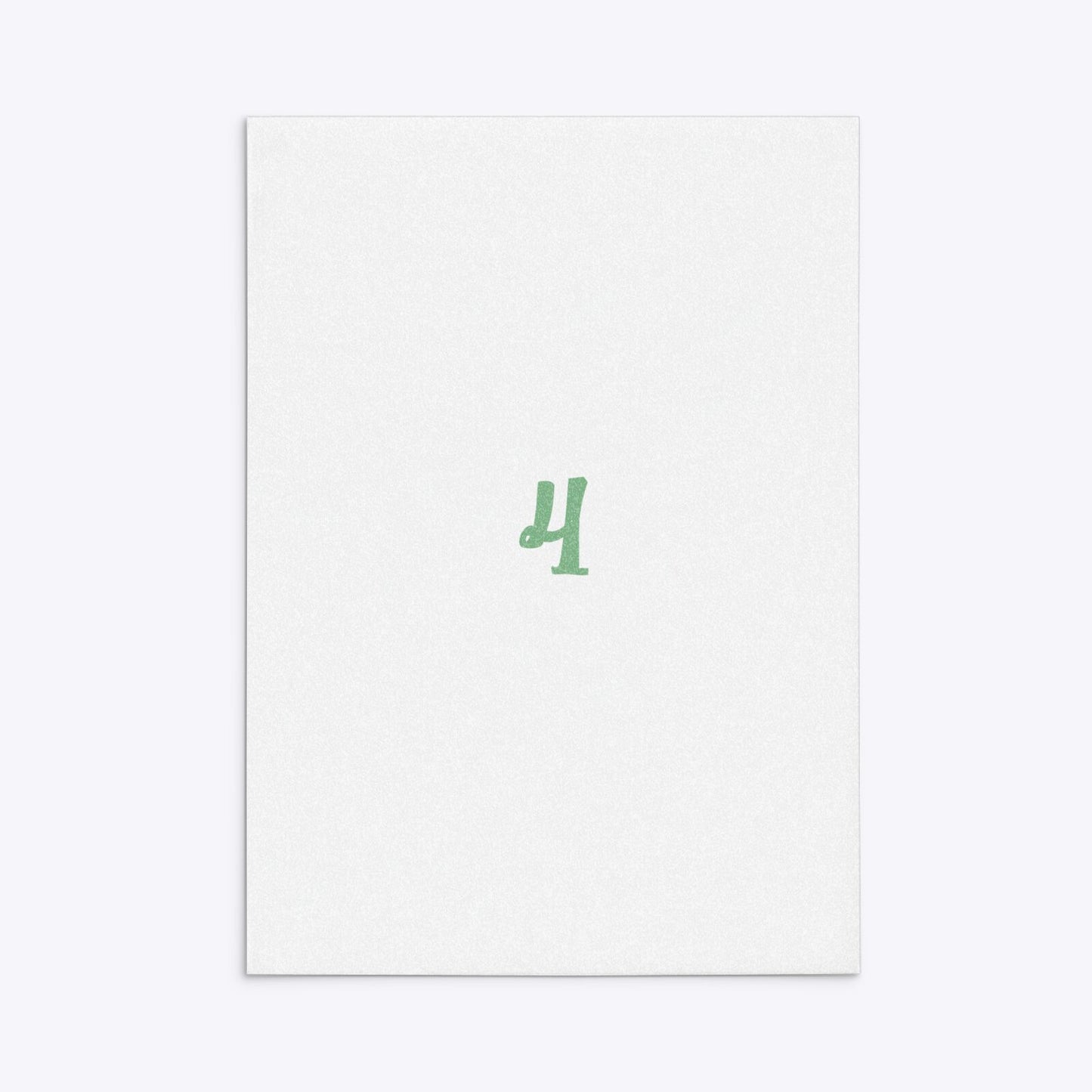 Animals Personalised Happy Birthday Rectangle Invitation Glitter Back Image