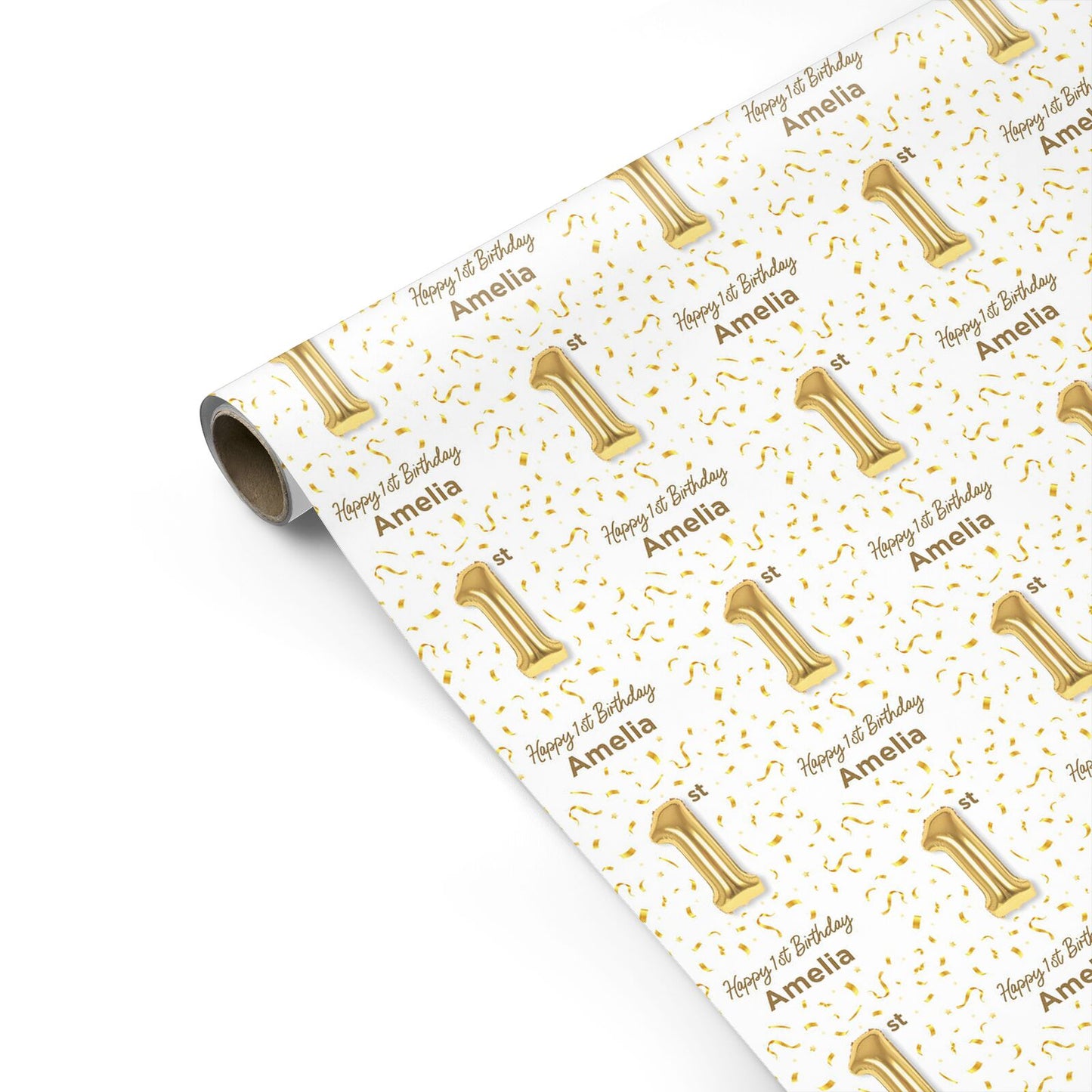 Any Age Personalised Birthday Personalised Gift Wrap