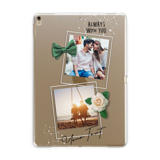 Astrology Photo Montage Upload with Text Apple iPad Gold Case