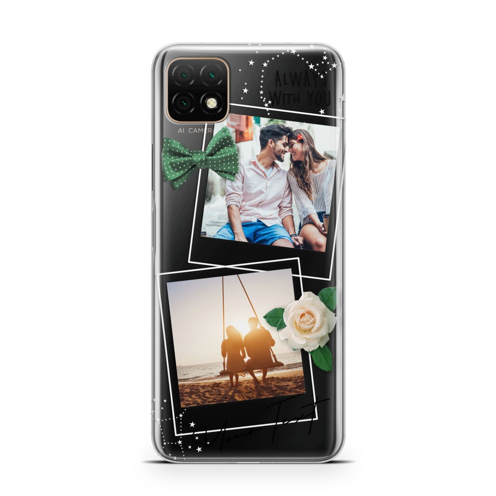 Astrology Photo Montage Upload with Text Huawei Enjoy 20 Phone Case