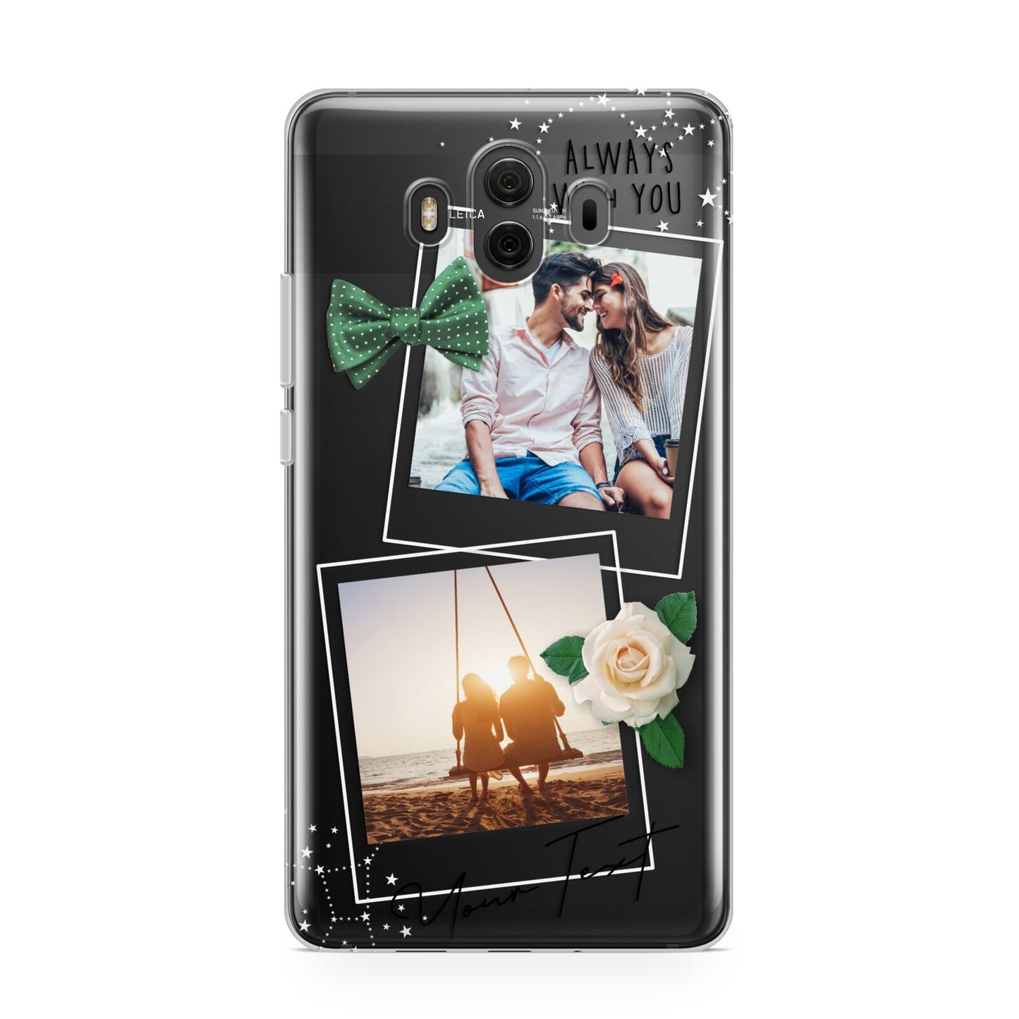 Astrology Photo Montage Upload with Text Huawei Mate 10 Protective Phone Case