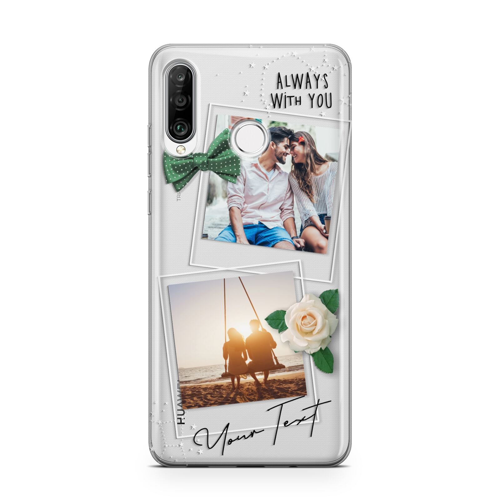 Astrology Photo Montage Upload with Text Huawei P30 Lite Phone Case