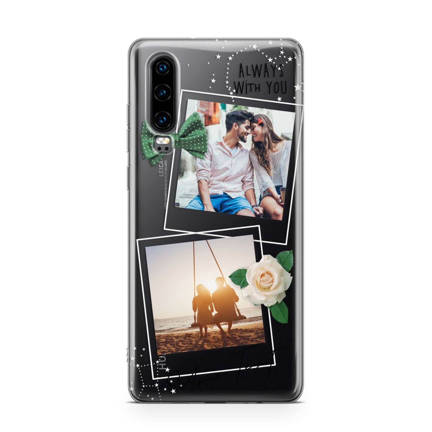 Astrology Photo Montage Upload with Text Huawei P30 Phone Case