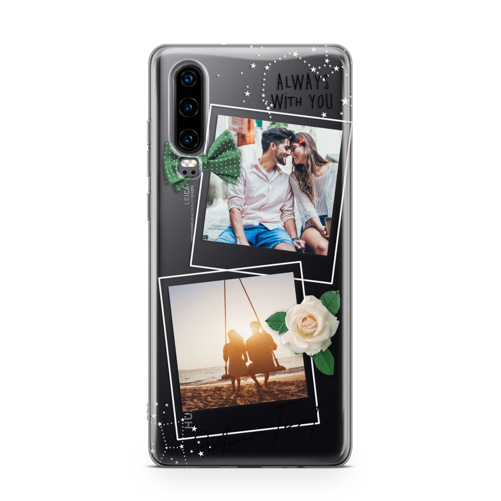 Astrology Photo Montage Upload with Text Huawei P30 Phone Case