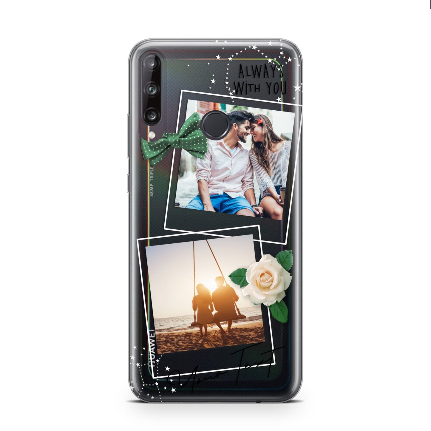 Astrology Photo Montage Upload with Text Huawei P40 Lite E Phone Case