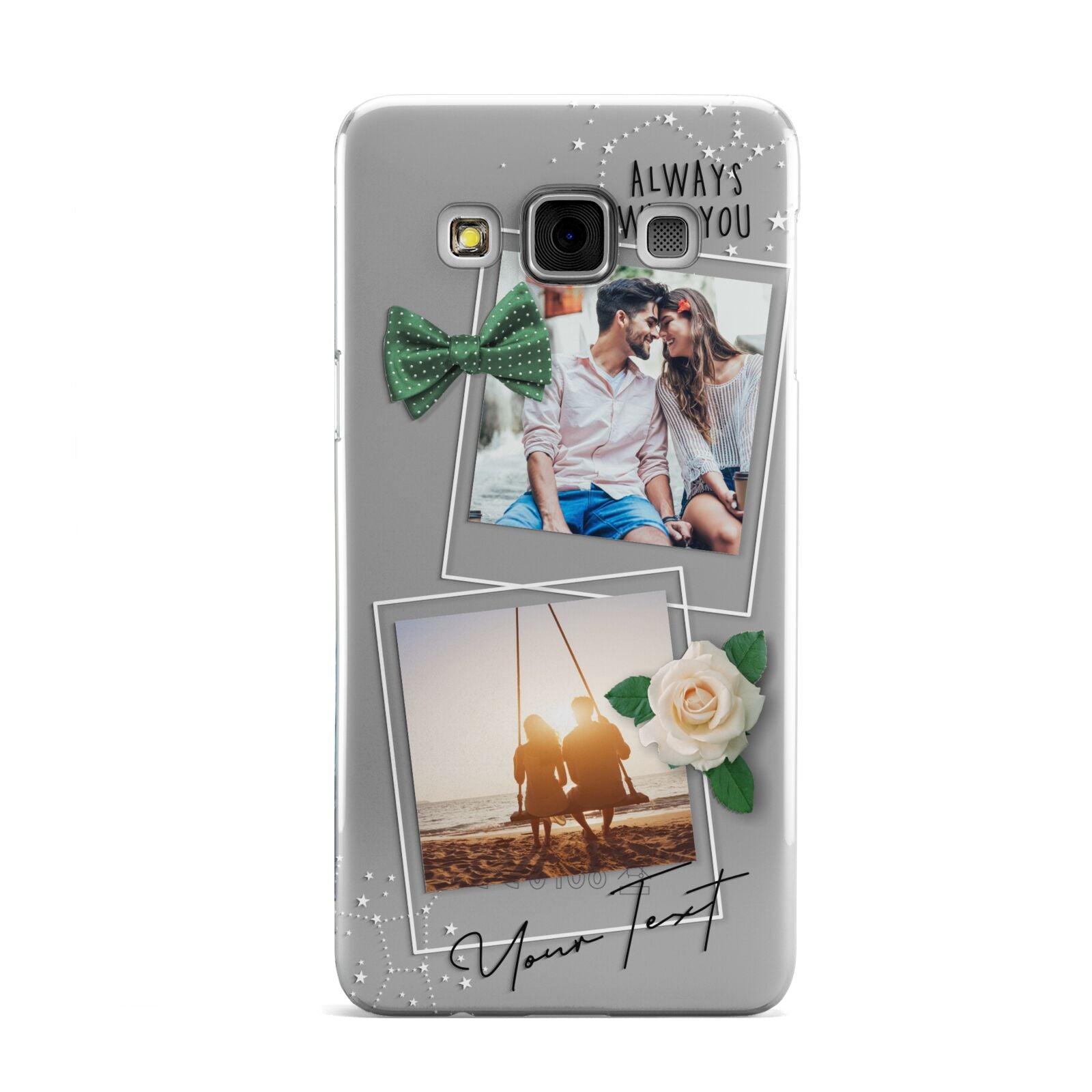 Astrology Photo Montage Upload with Text Samsung Galaxy A3 Case