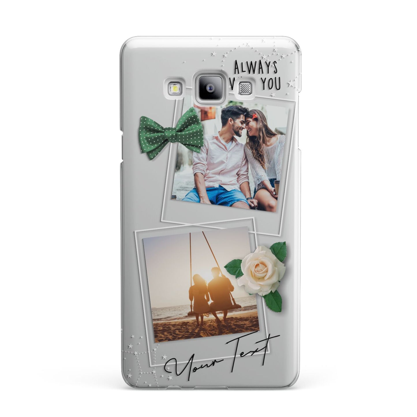 Astrology Photo Montage Upload with Text Samsung Galaxy A7 2015 Case