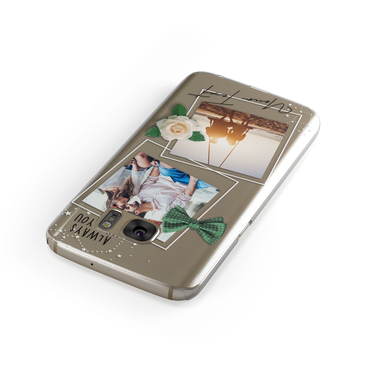 Astrology Photo Montage Upload with Text Samsung Galaxy Case Front Close Up