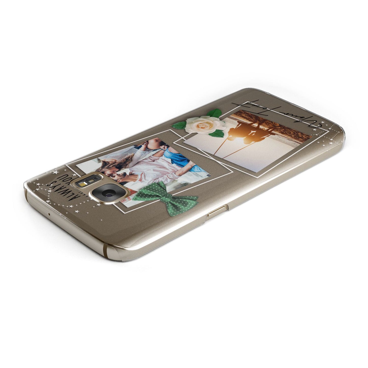Astrology Photo Montage Upload with Text Samsung Galaxy Case Top Cutout
