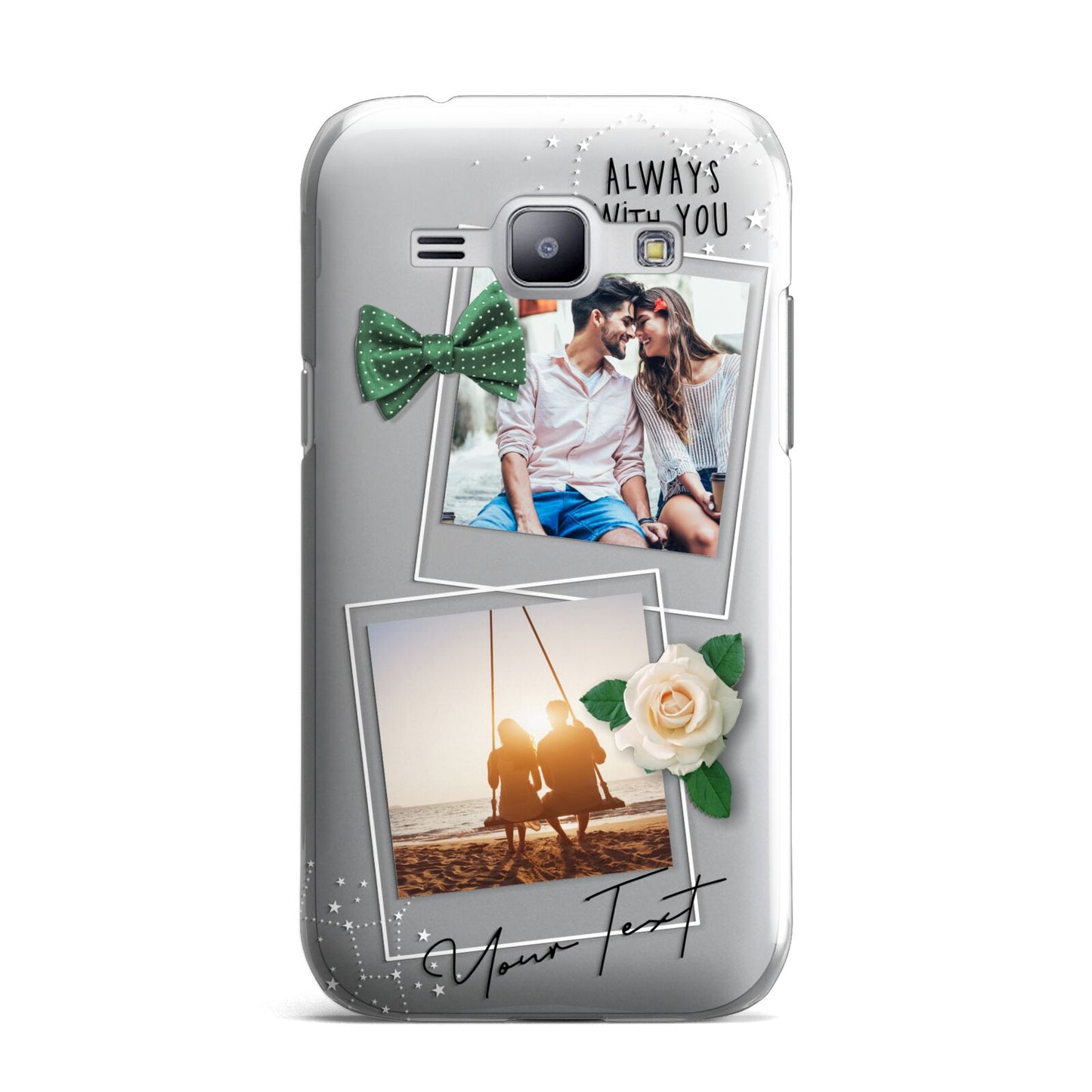 Astrology Photo Montage Upload with Text Samsung Galaxy J1 2015 Case