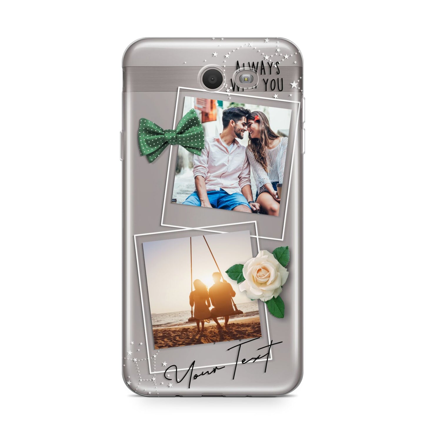 Astrology Photo Montage Upload with Text Samsung Galaxy J7 2017 Case