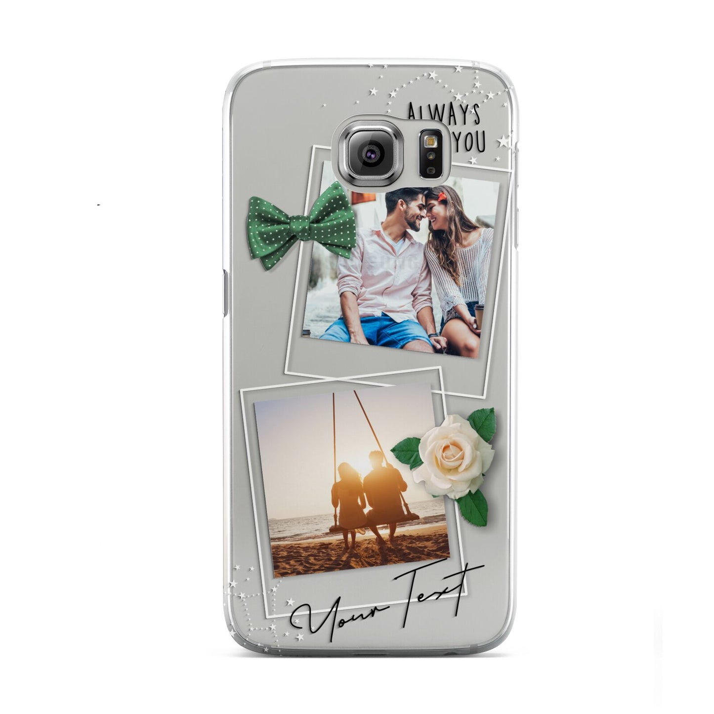 Astrology Photo Montage Upload with Text Samsung Galaxy S6 Case