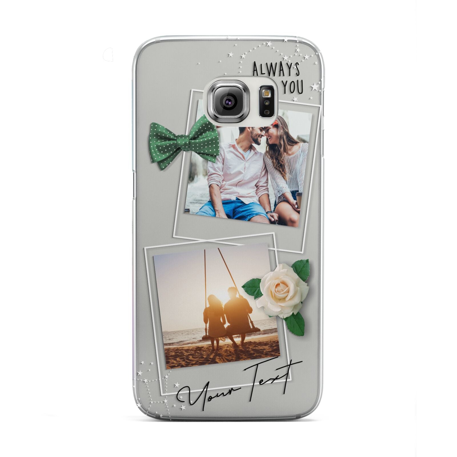 Astrology Photo Montage Upload with Text Samsung Galaxy S6 Edge Case