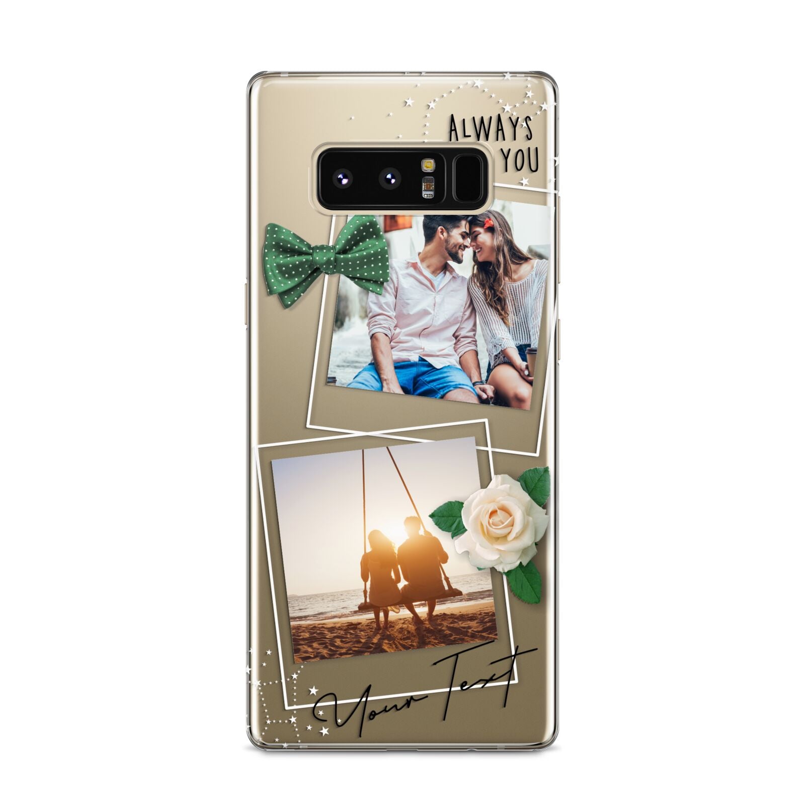 Astrology Photo Montage Upload with Text Samsung Galaxy S8 Case