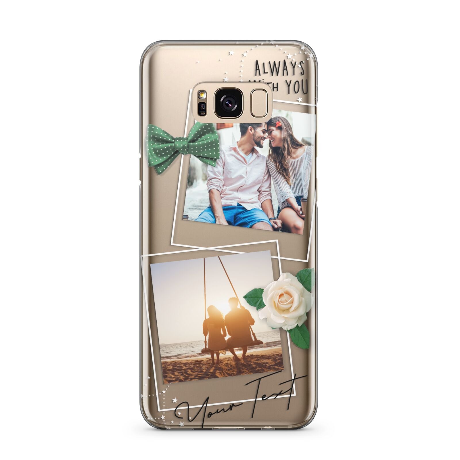 Astrology Photo Montage Upload with Text Samsung Galaxy S8 Plus Case