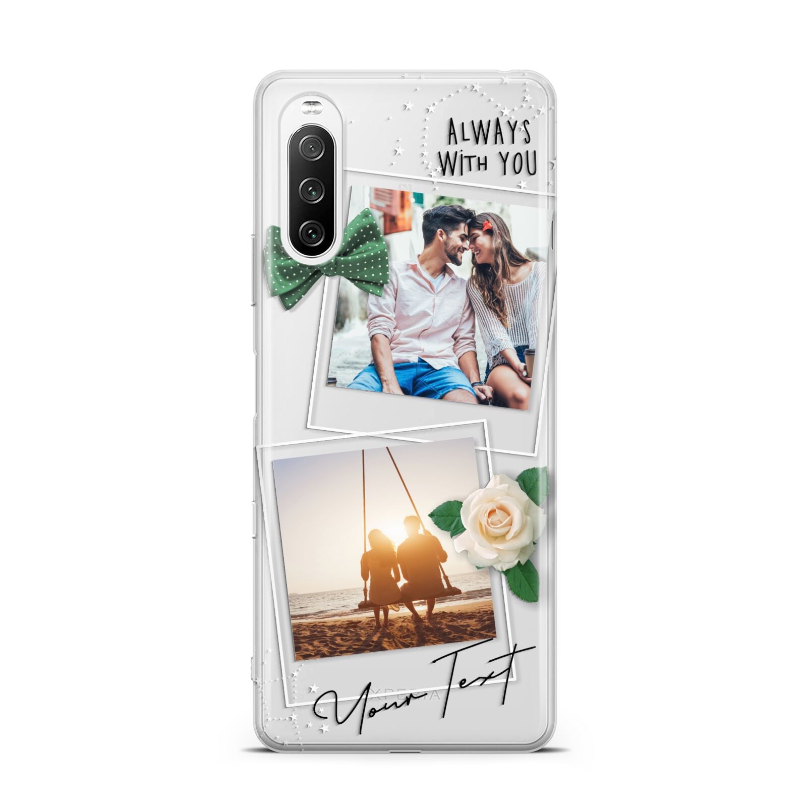 Astrology Photo Montage Upload with Text Sony Xperia 10 III Case