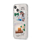 Astrology Photo Montage Upload with Text iPhone 14 Glitter Tough Case Starlight Angled Image