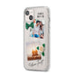 Astrology Photo Montage Upload with Text iPhone 14 Plus Clear Tough Case Starlight Angled Image