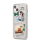 Astrology Photo Montage Upload with Text iPhone 14 Plus Glitter Tough Case Starlight Angled Image