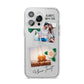 Astrology Photo Montage Upload with Text iPhone 14 Pro Max Clear Tough Case Silver