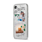 Astrology Photo Montage Upload with Text iPhone 14 Pro Max Glitter Tough Case Silver Angled Image