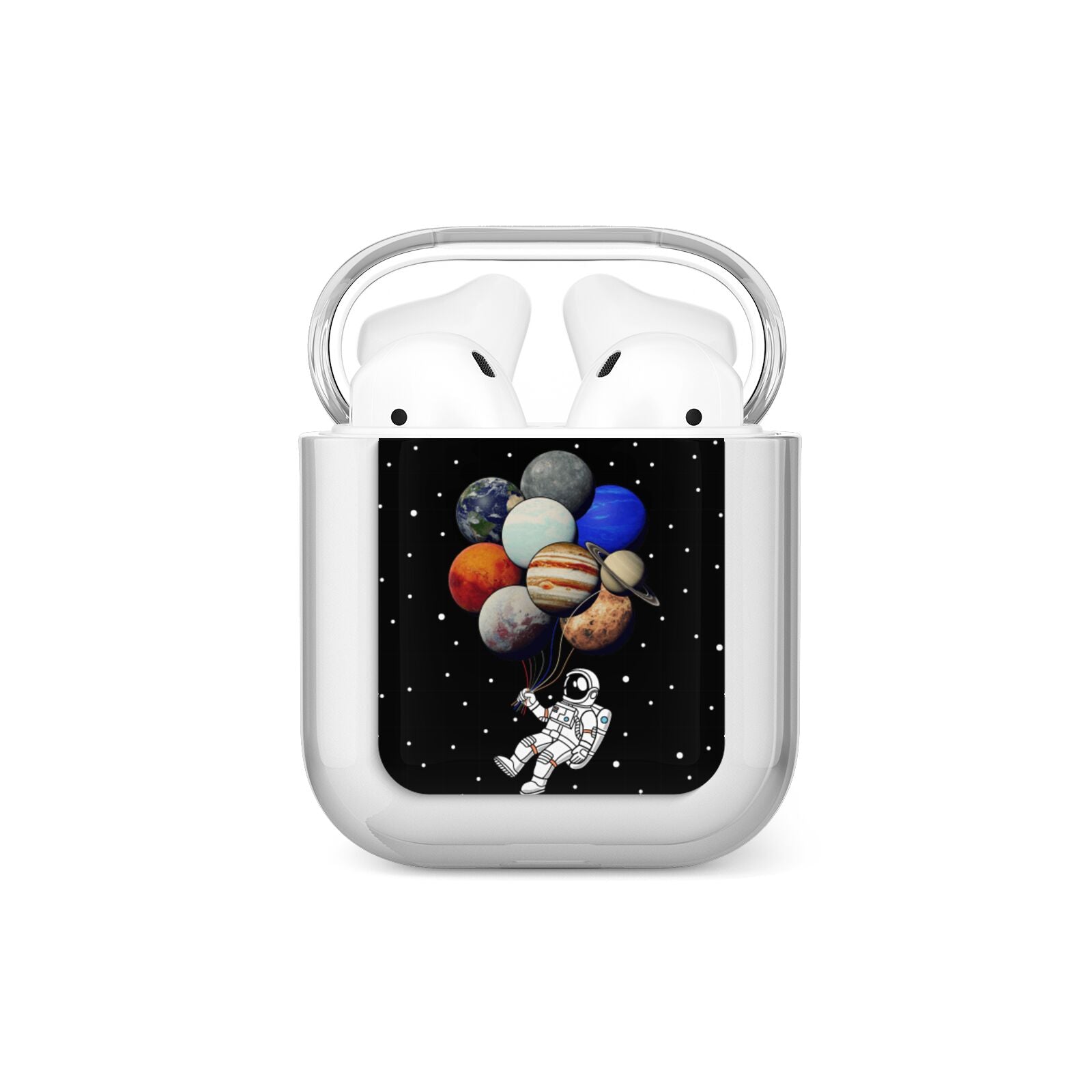 Astronaut Planet Balloons AirPods Case