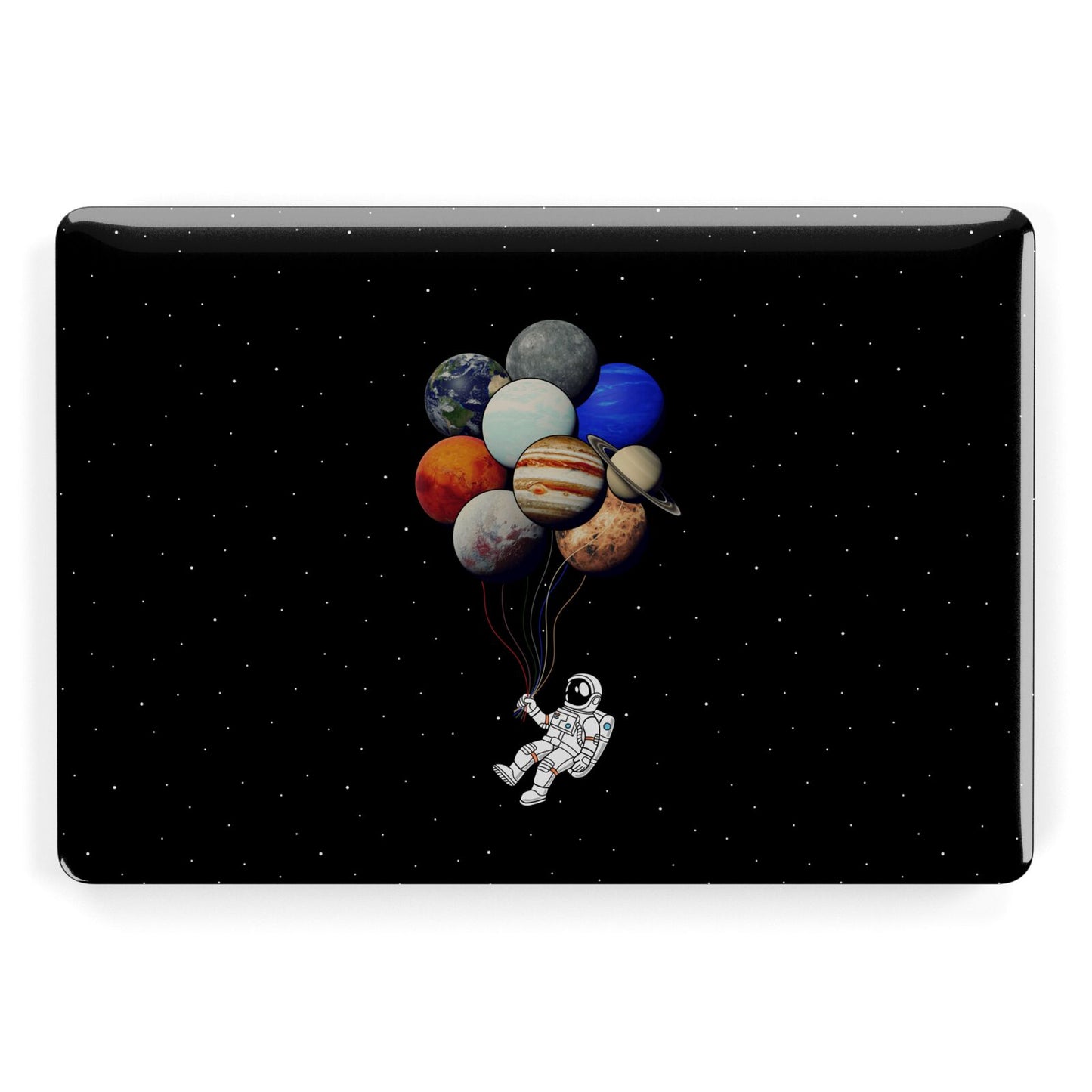 Astronaut Planet Balloons Apple MacBook Case