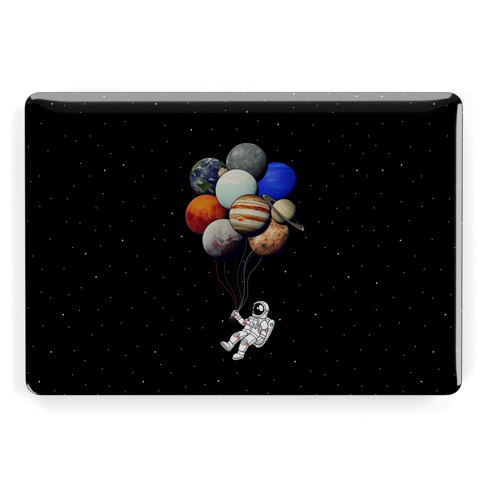 Astronaut Planet Balloons Apple MacBook Case