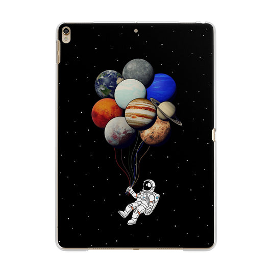 Astronaut Planet Balloons Apple iPad Gold Case