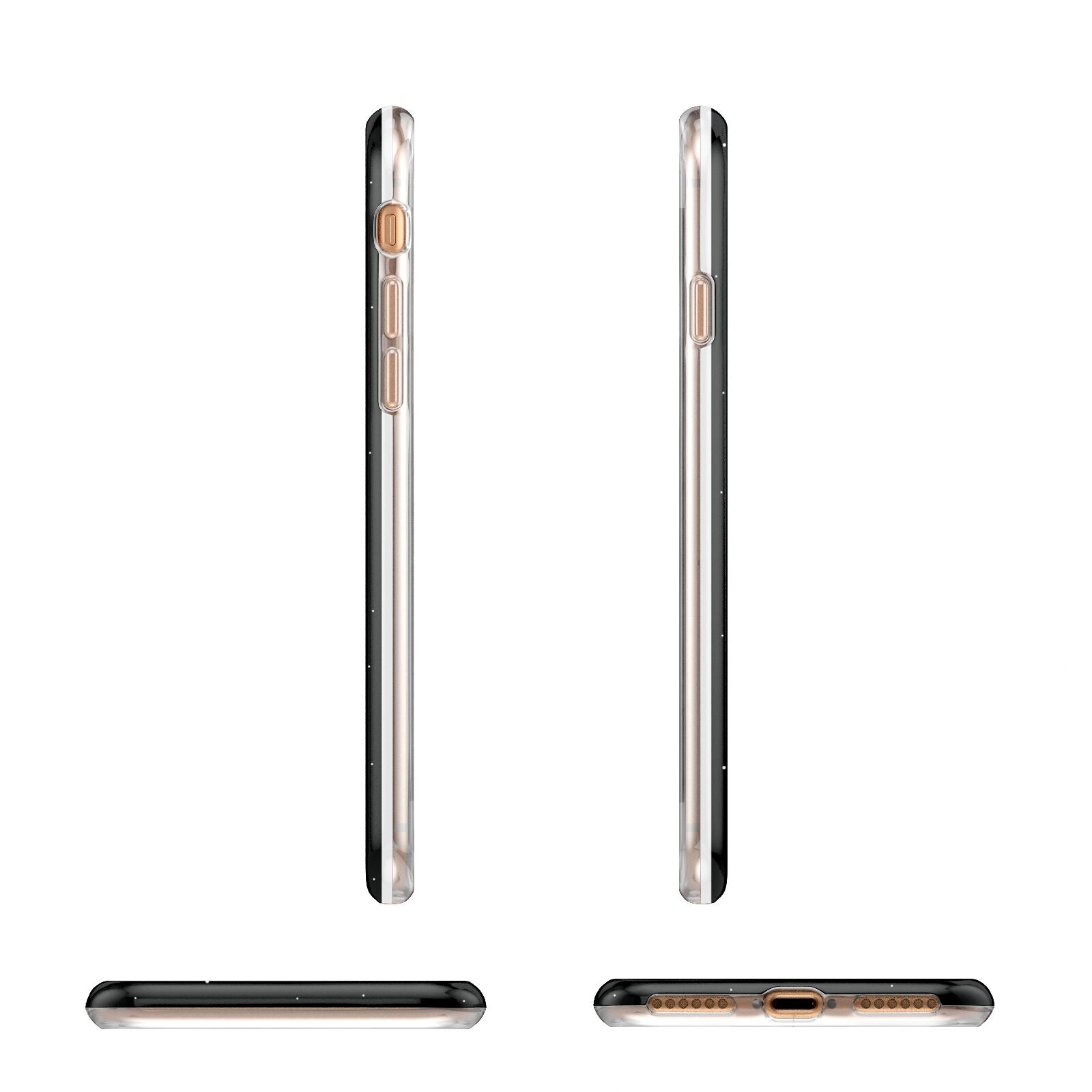 Astronaut Planet Balloons Apple iPhone 7 8 3D Wrap Tough Case Alternative Image Angles