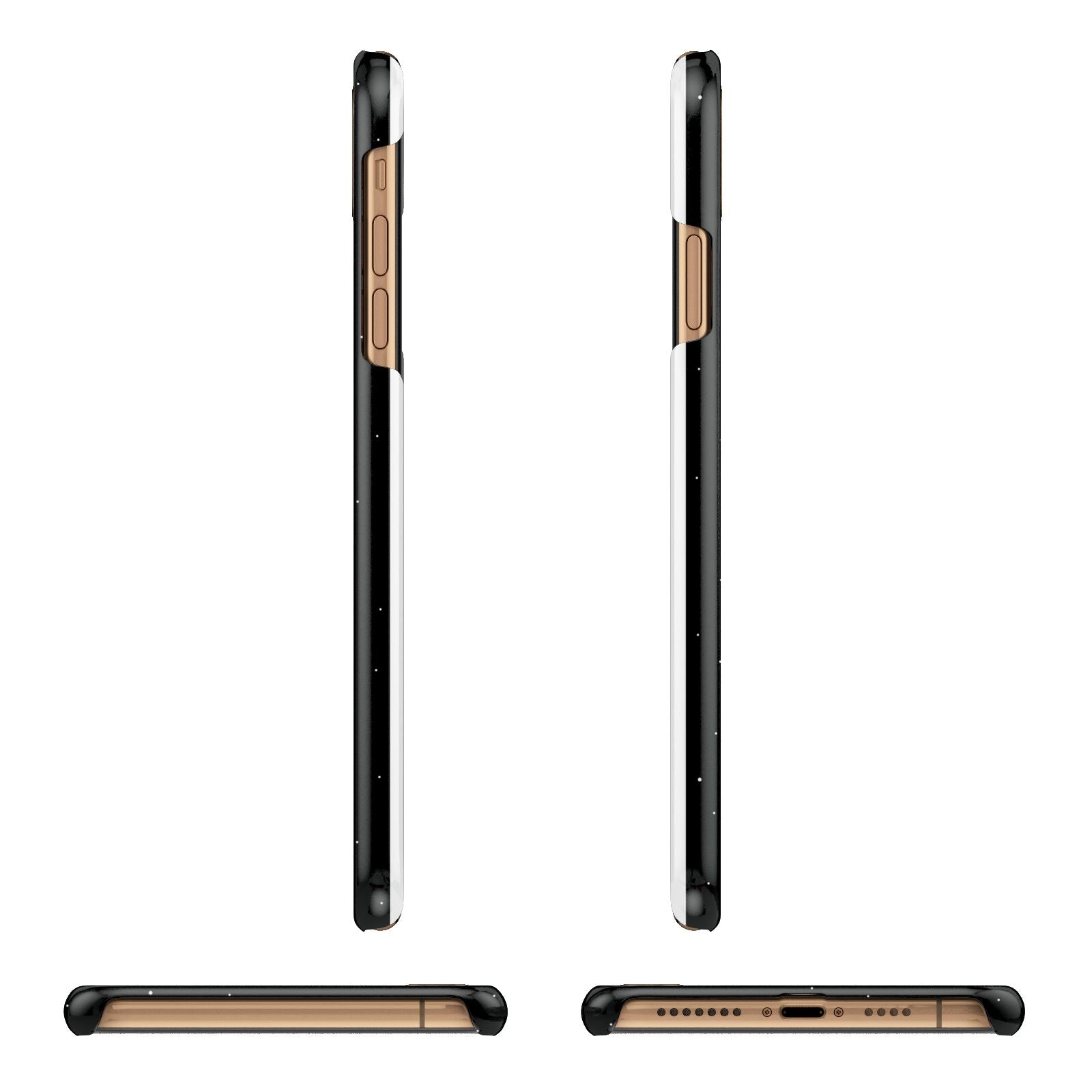 Astronaut Planet Balloons Apple iPhone Xs Max 3D Wrap Snap Case Angled Images