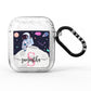 Astronaut in Candy Space with Name AirPods Glitter Case
