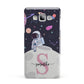 Astronaut in Candy Space with Name Samsung Galaxy A7 2015 Case