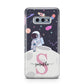 Astronaut in Candy Space with Name Samsung Galaxy S10E Case