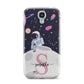 Astronaut in Candy Space with Name Samsung Galaxy S4 Case