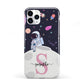 Astronaut in Candy Space with Name iPhone 11 Pro 3D Tough Case