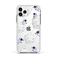 Astronauts and Asteroids Apple iPhone 11 Pro in Silver with White Impact Case