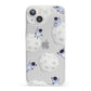 Astronauts and Asteroids iPhone 13 Clear Bumper Case