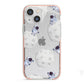 Astronauts and Asteroids iPhone 13 Mini TPU Impact Case with Pink Edges
