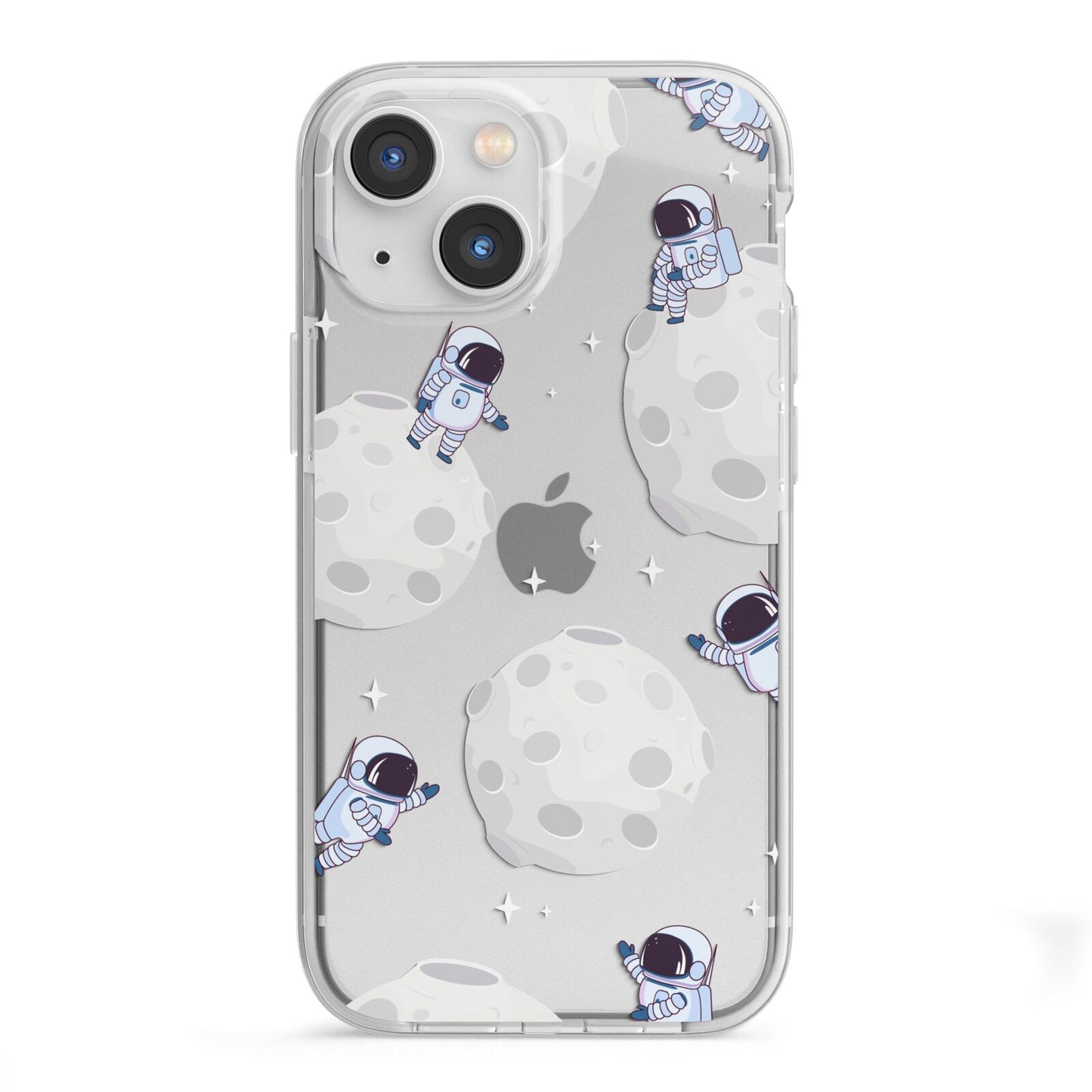 Astronauts and Asteroids iPhone 13 Mini TPU Impact Case with White Edges