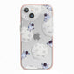 Astronauts and Asteroids iPhone 13 TPU Impact Case with Pink Edges