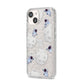 Astronauts and Asteroids iPhone 14 Glitter Tough Case Starlight Angled Image