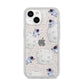 Astronauts and Asteroids iPhone 14 Glitter Tough Case Starlight