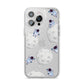 Astronauts and Asteroids iPhone 14 Pro Max Clear Tough Case Silver